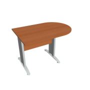 Doplnkový stôl Cross, 120x75,5x80 cm, čerešňa/kov